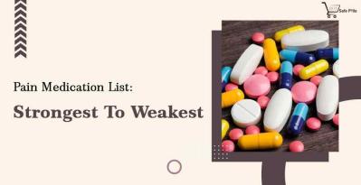 Pain Medication List: Strongest To Weakest